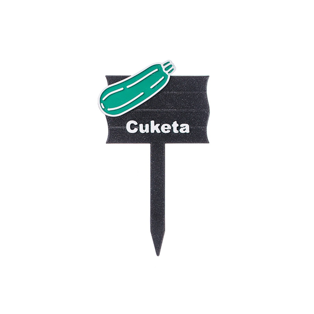 Záhradná ceduľka – Cuketa
